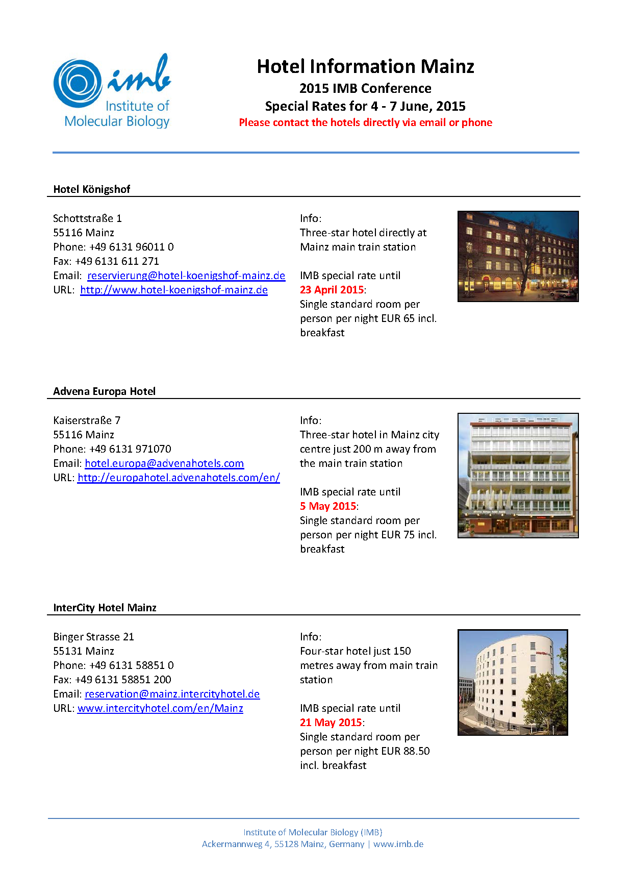 Hotel Information